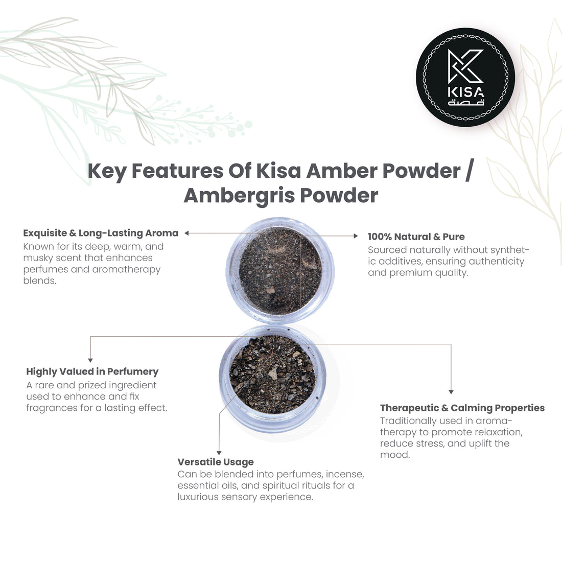 AMBER POWDER / AMBERGRIS POWDER - 1 gm