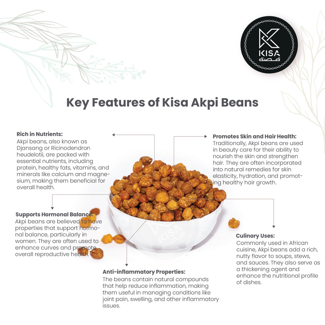 AKPI SEEDS - NJNGSA BEANS - DJANSANG / HABUB AL AKABI