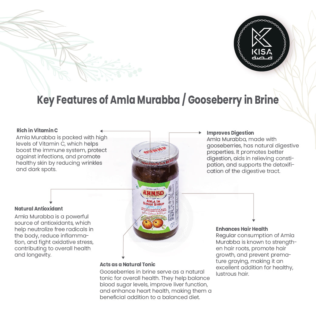 AMLA MURABBA - Gooseberry in syrup