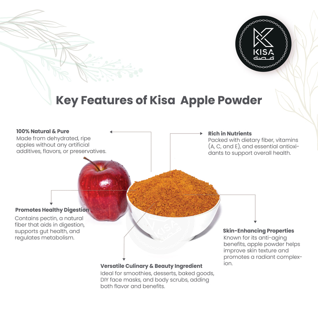 KISA PURE APPLE POWDER