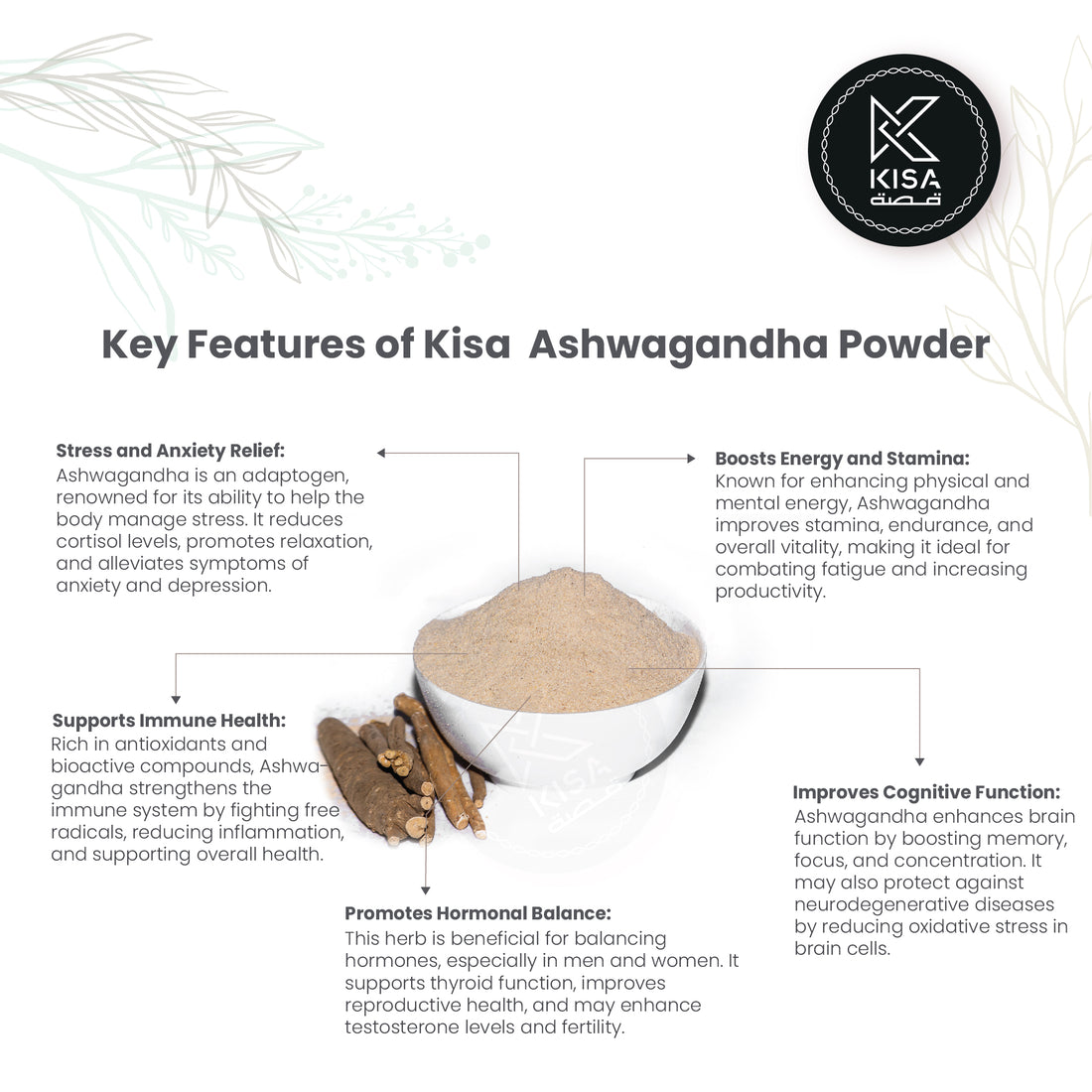 ASHWAGANDHA POWDER / WITHANIA SOMNIFERA POWDER