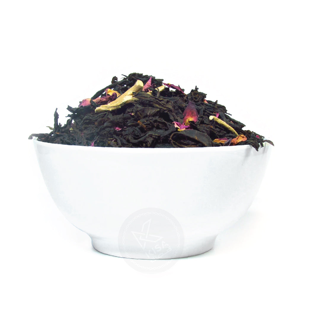 KISA ASHWAGHANDA & ROSE HERBAL BLACK TEA