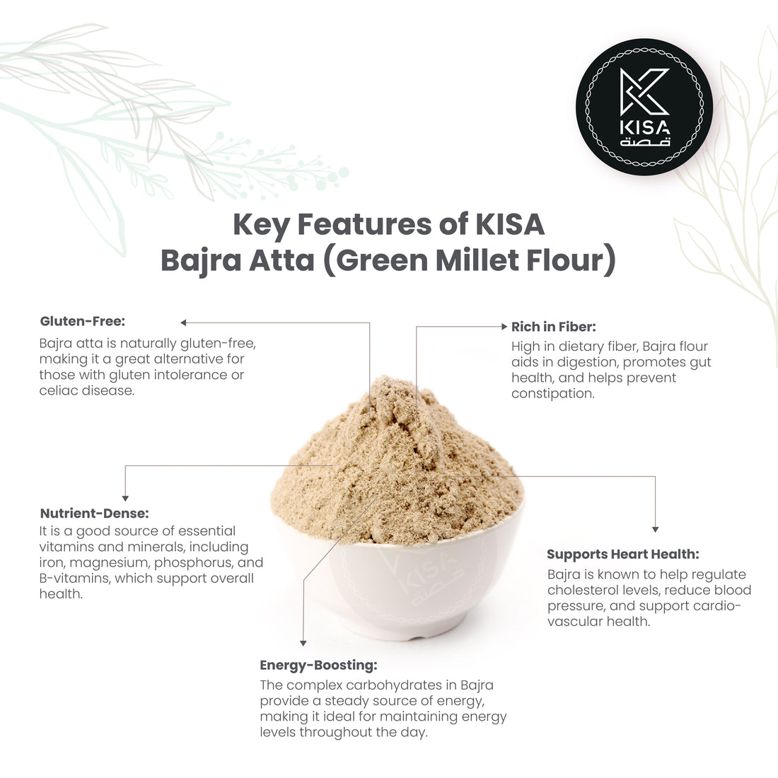 BAJRA ATTA- GREEN MILLET FLOUR