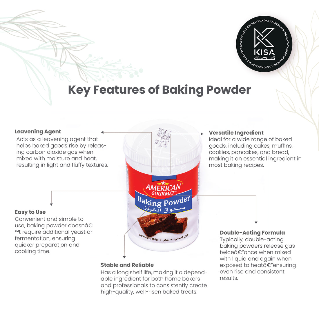 BAKING POWDER 100 gm