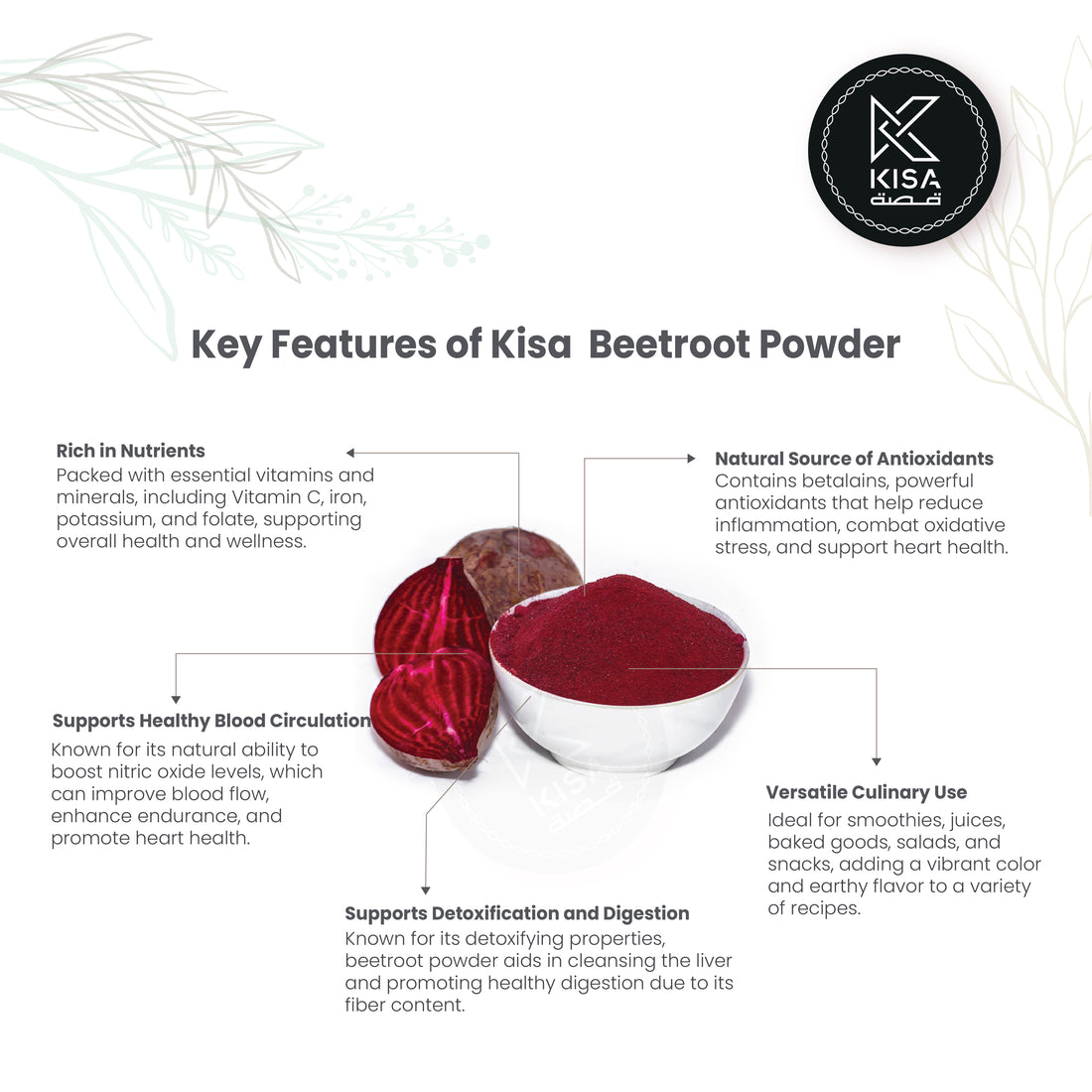 KISA PURE BEETROOT POWDER