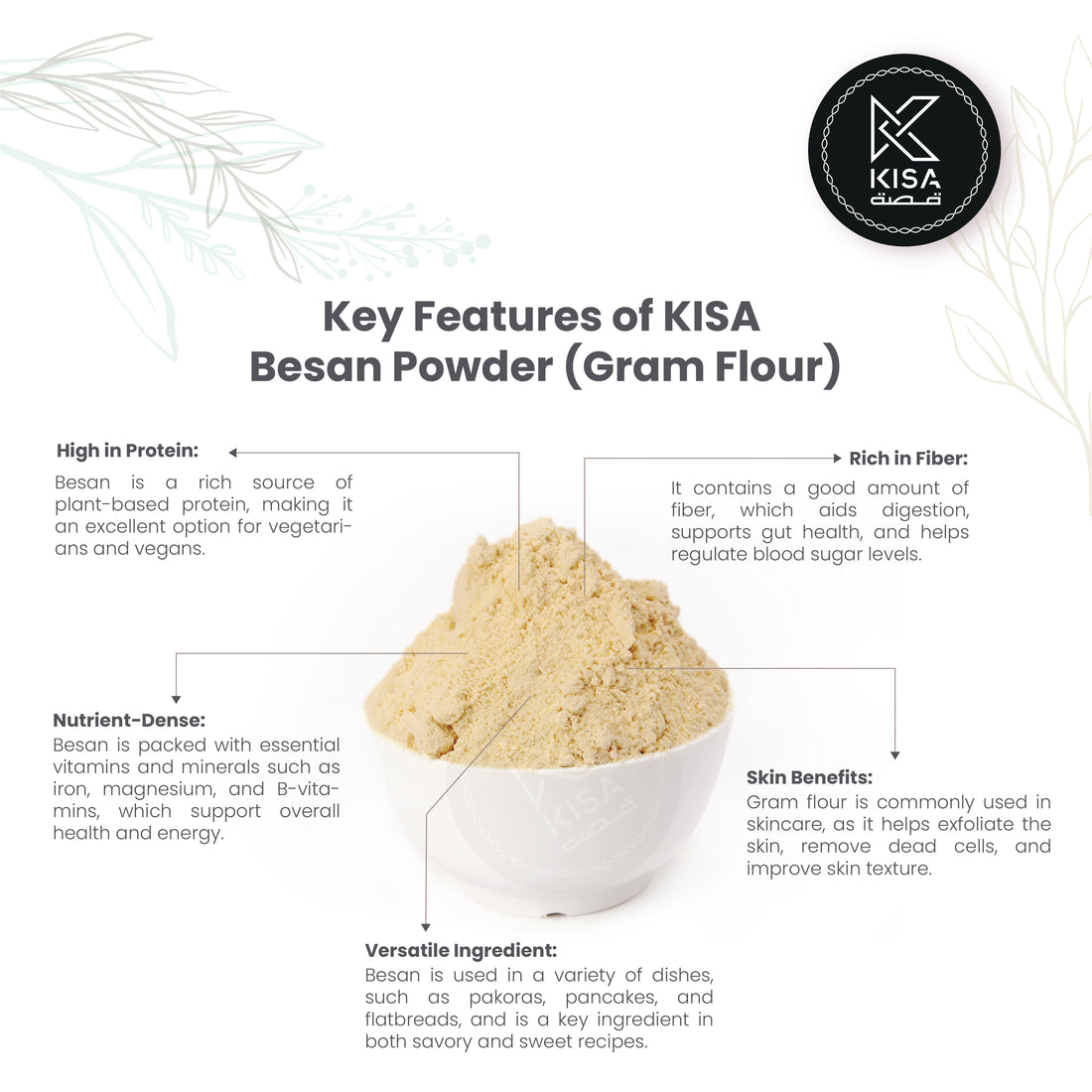 BESAN POWDER (GRAM FLOUR )