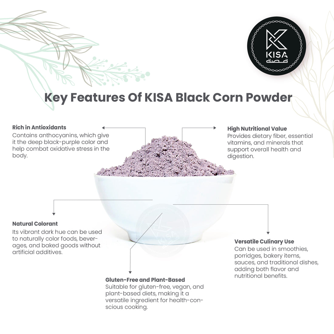 BLACK CORN FLOUR