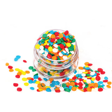 CAKE DECORATION MULTI COLOUR CHIPS  SWEETS 120 gm