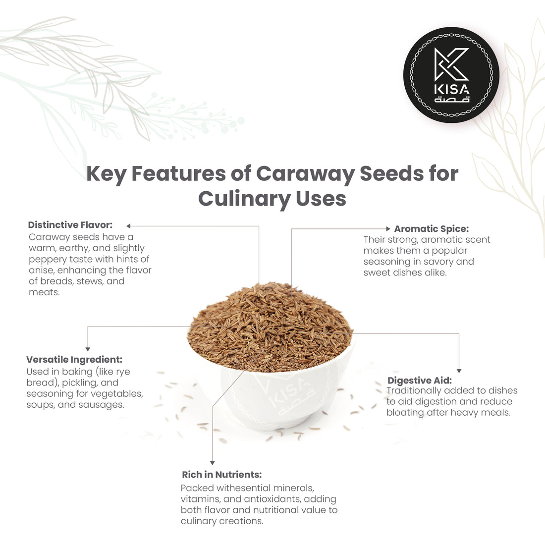 CARAWAY SEED / MERIDIAN FENNEL / PERSIAN CUMMIN