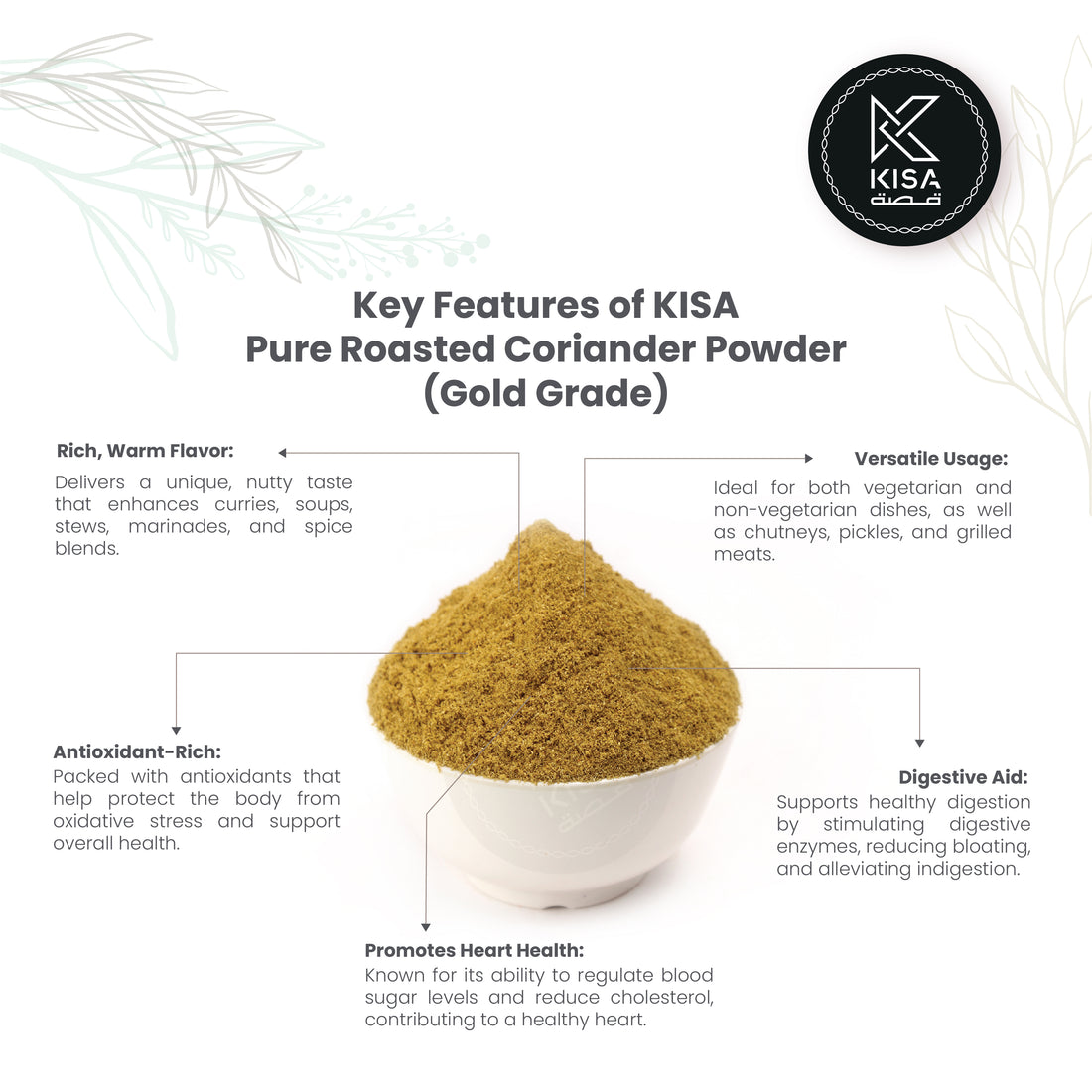 CORIANDER POWDER GOLD ROASTED