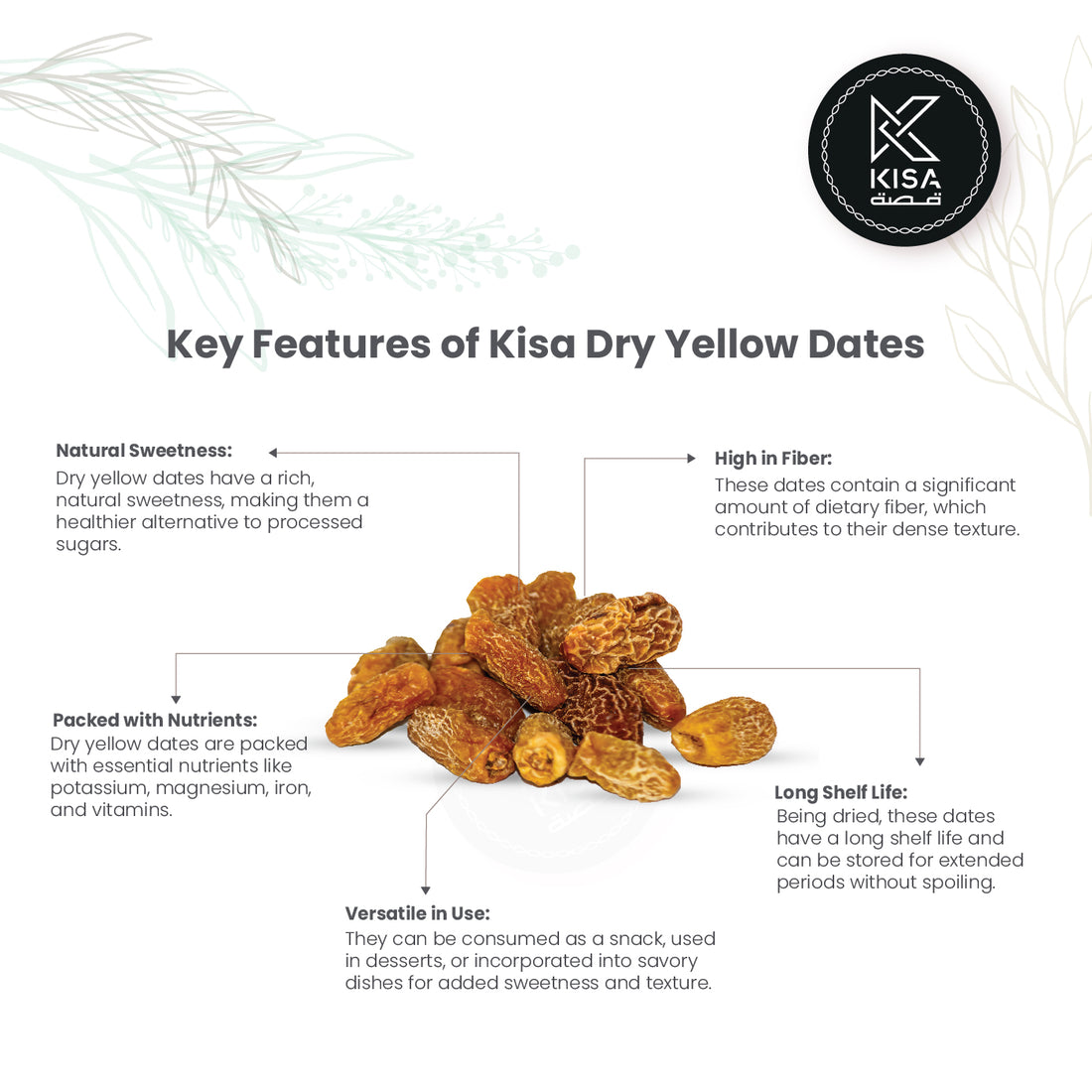 DRY DATES YELLOW