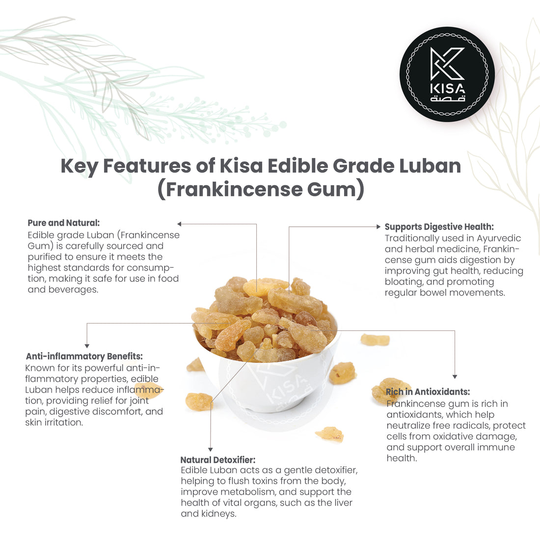 LUBAN AKKAL / FRANKINCENSE EDIBLE GRADE