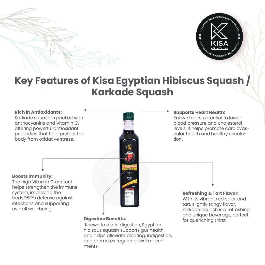 KISA HIBISCUS SQASH 635 ML