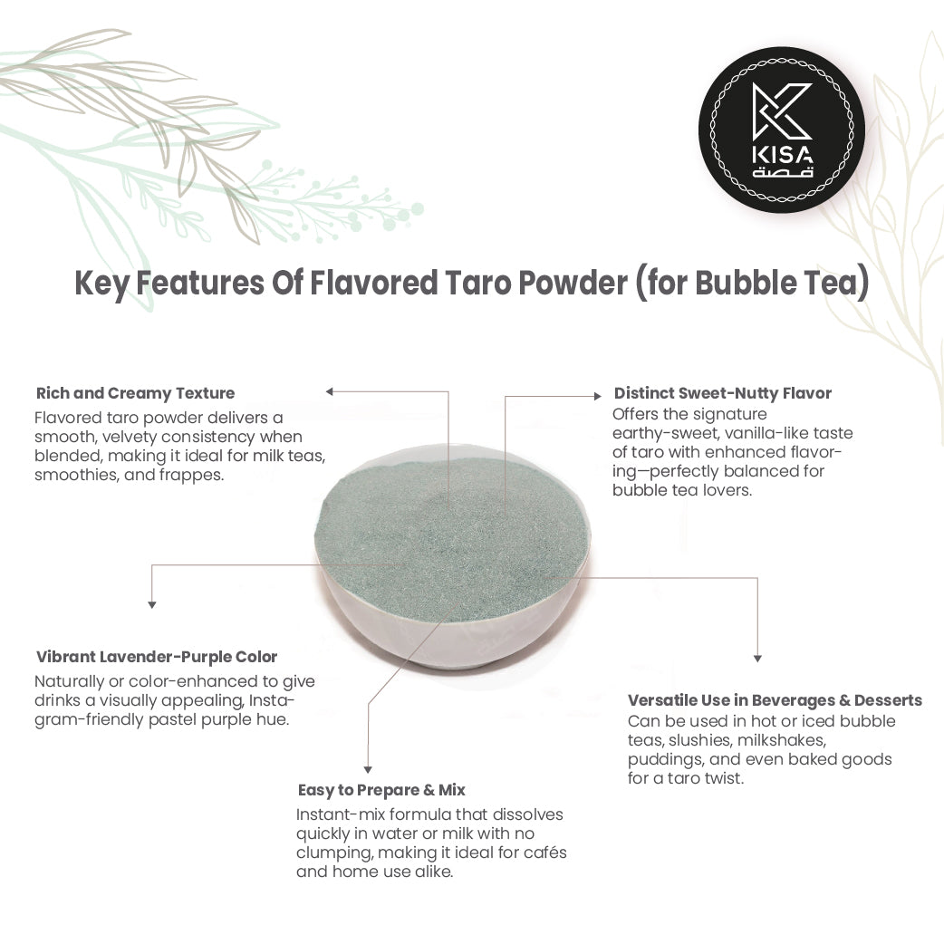 TARO POWDER FLAVORED  - FOR BUBBLE TEA