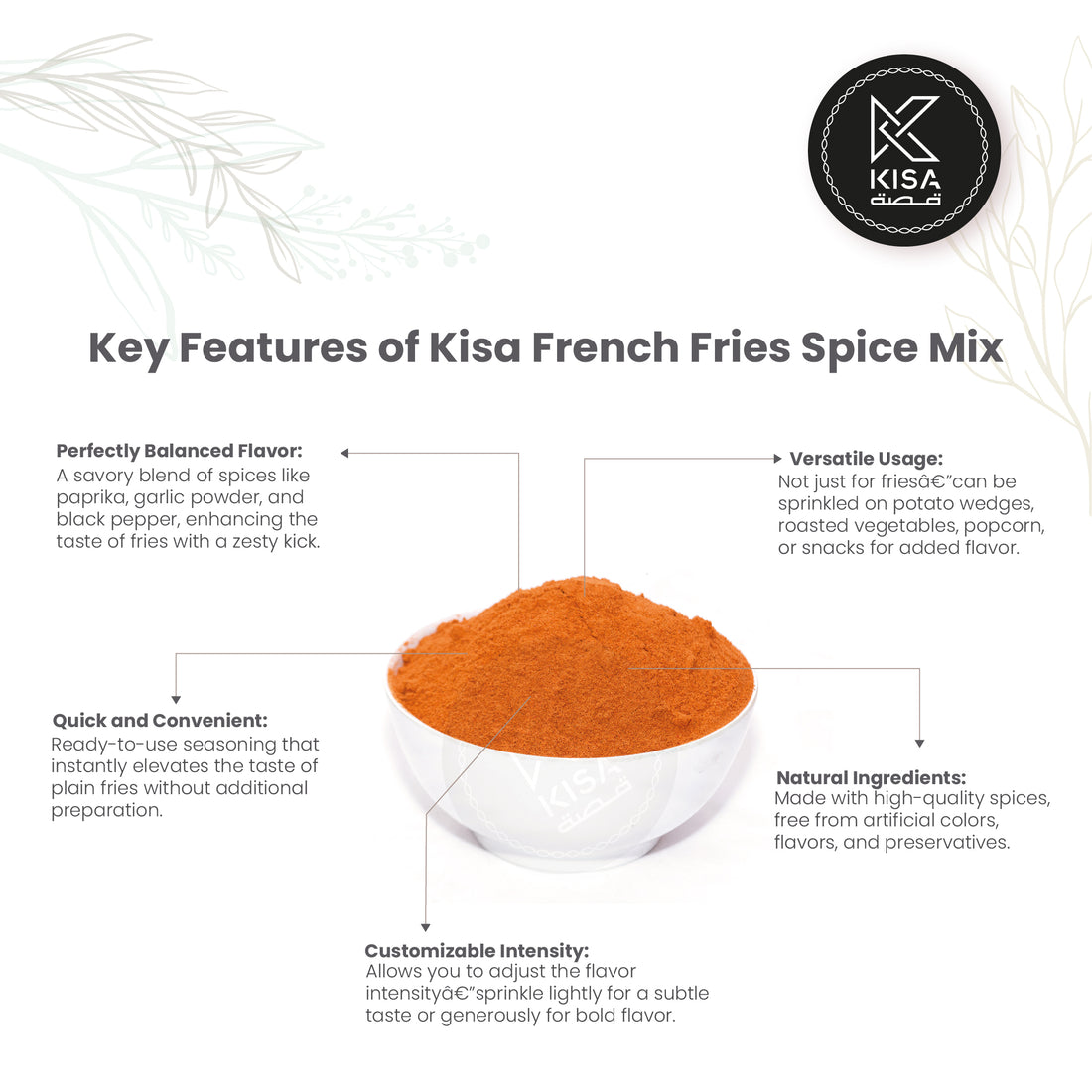 SPICE MIX FOR SPICY FRENCH FRIES