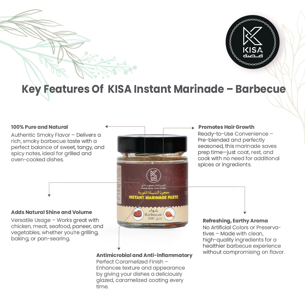 KISA INSTANT MARINADE / INSTANT MASALA PASTE - BARBECUE - 300 GMS