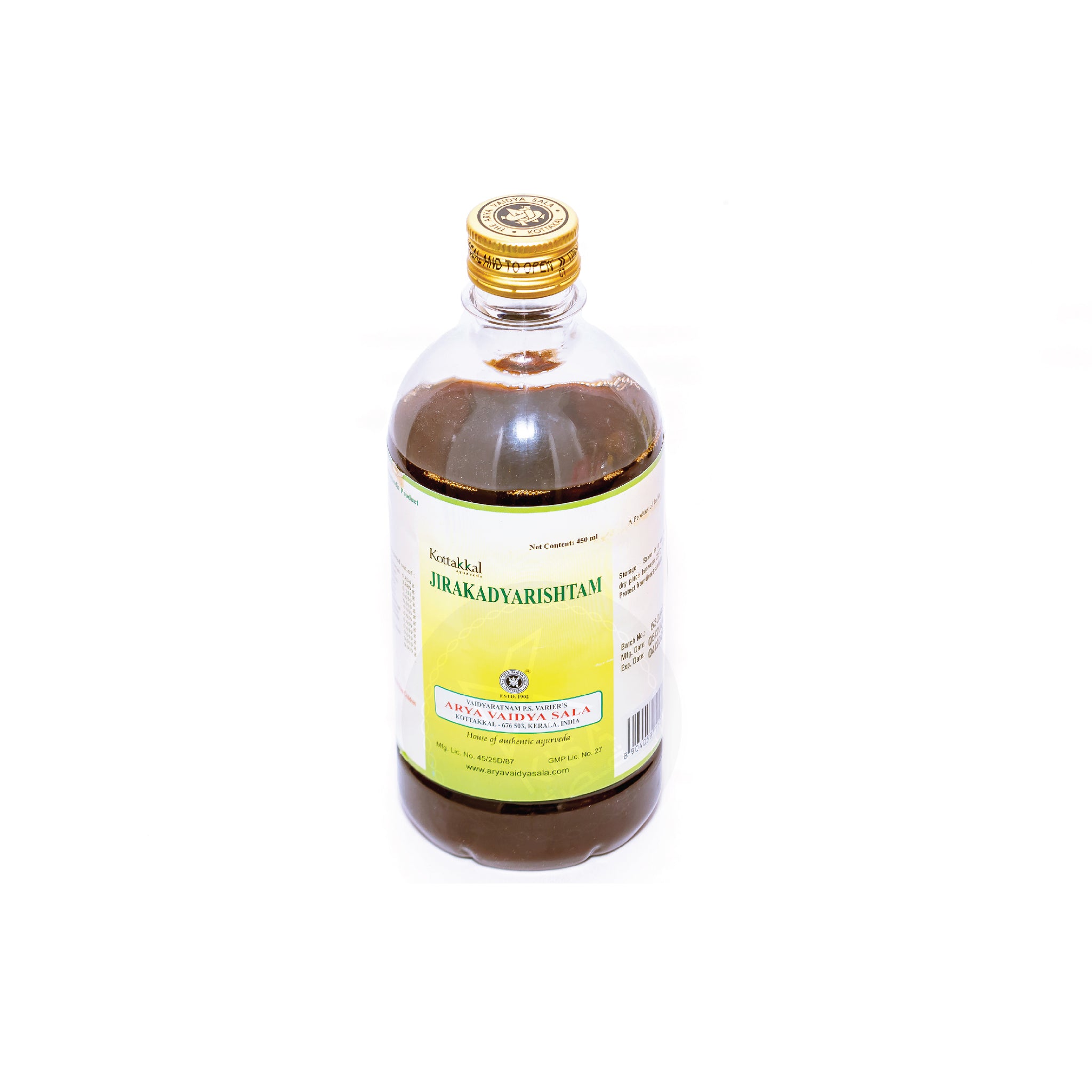 JIRAKADYARISHTAM 450 ML / JEERAKARISHTAM