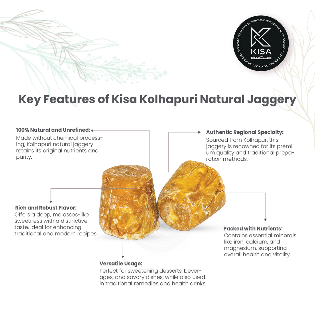 JAGGERY KOLAPPURI NATURAL 500 GM