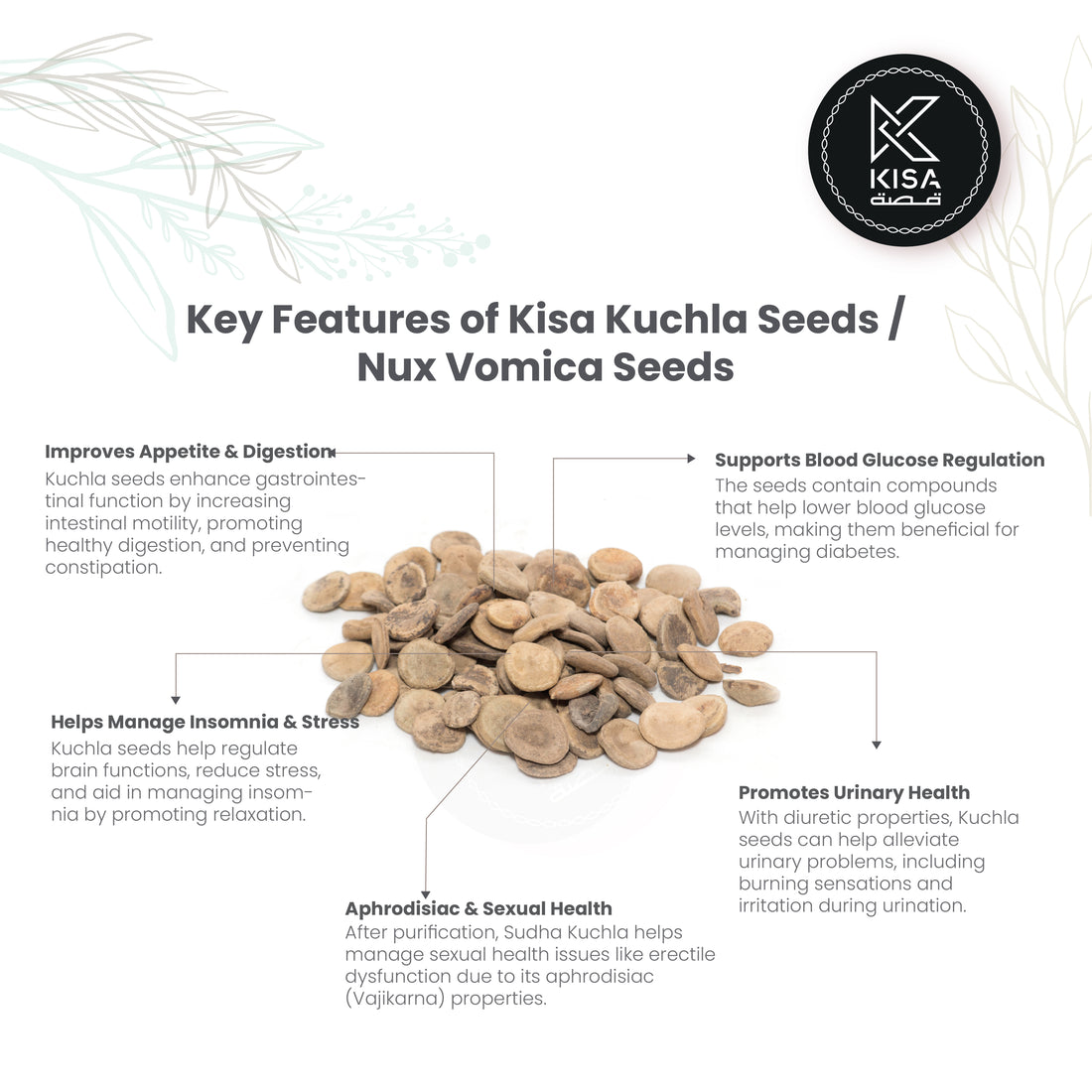 RAW KUCHLA SEED / KUCHILA SEEDS