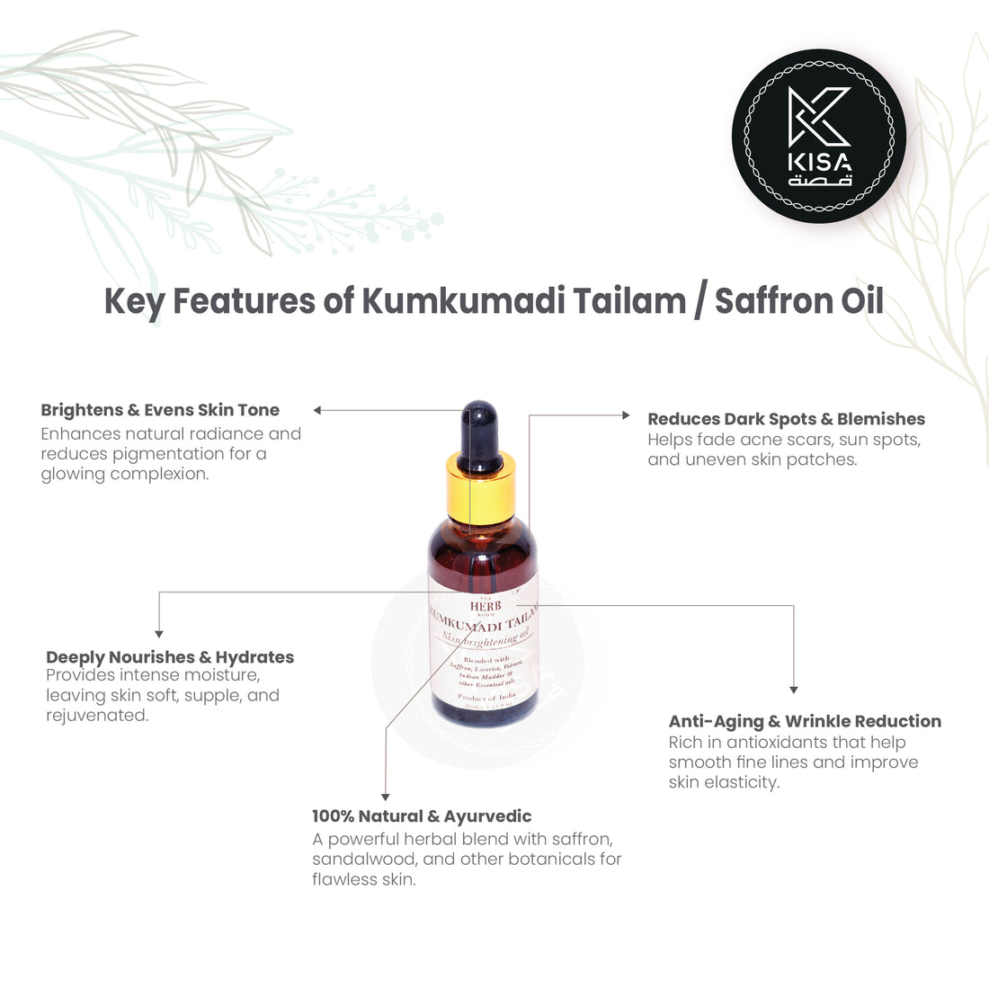 KUMKUMADI THAILAM 30 ML