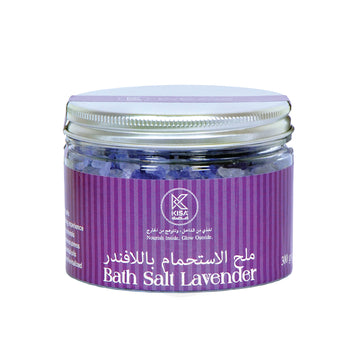 KISA BATH SALT LAVENDER  300 gm BOTTLE