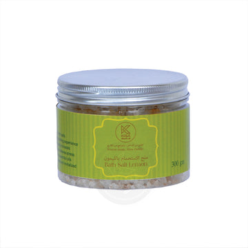 KISA BATH SALT LEMON   300 gm BOTTLE