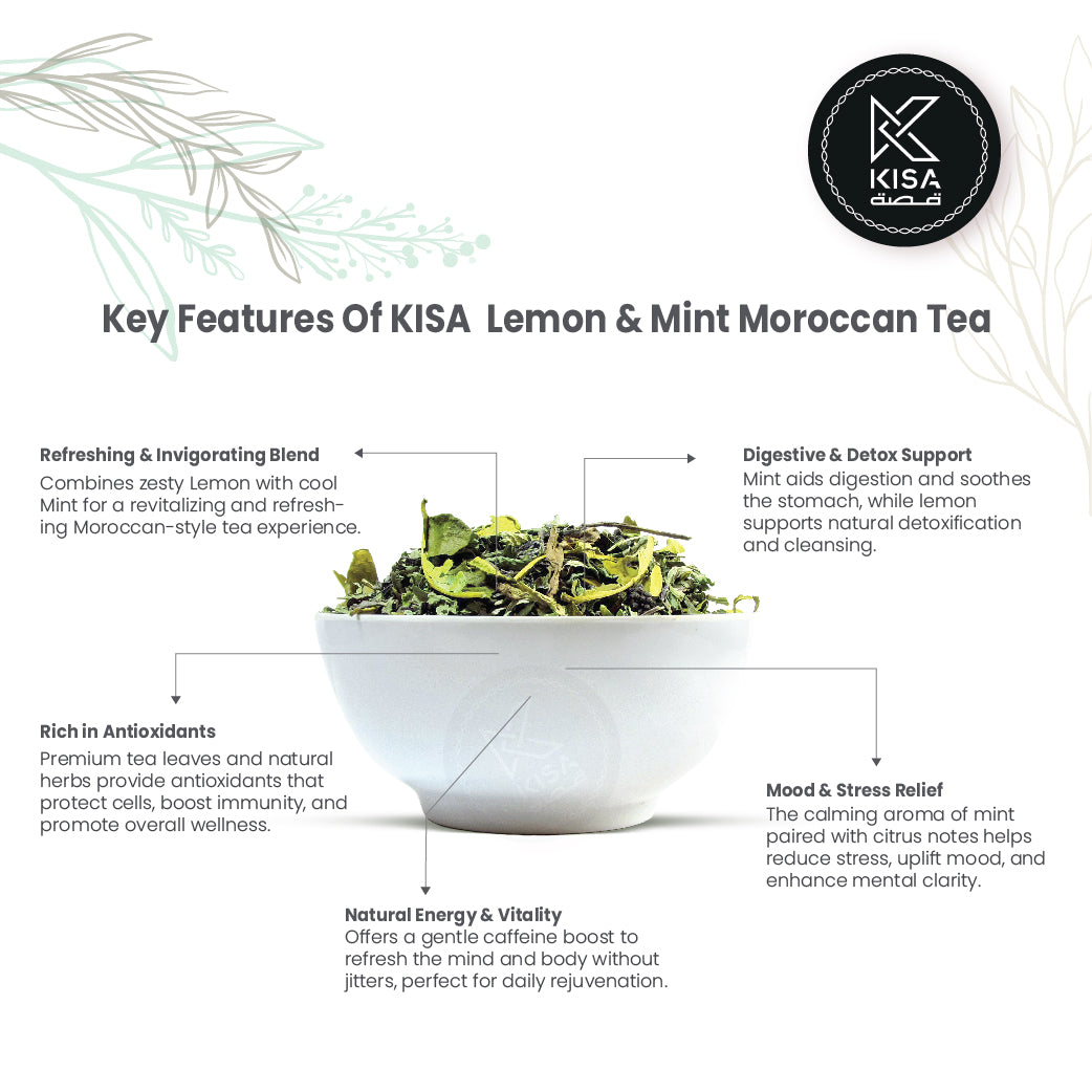 KISA LEMON & MINT MOROCCAN TEA