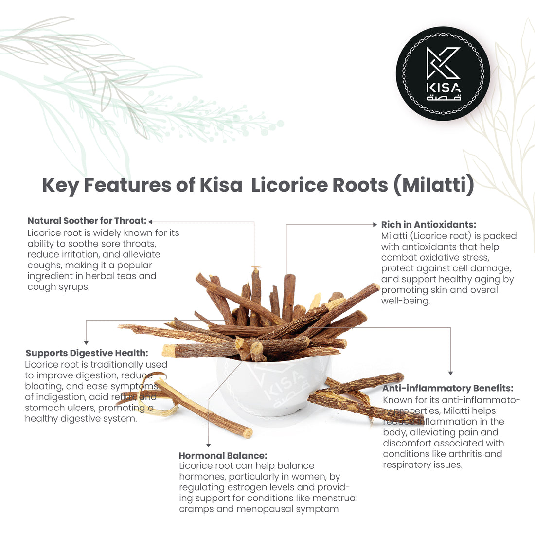 MILATTI WHOLE / LICORICE ROOTS