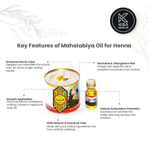 MAHALABIYA OIL 20 ML - FOR HENNA