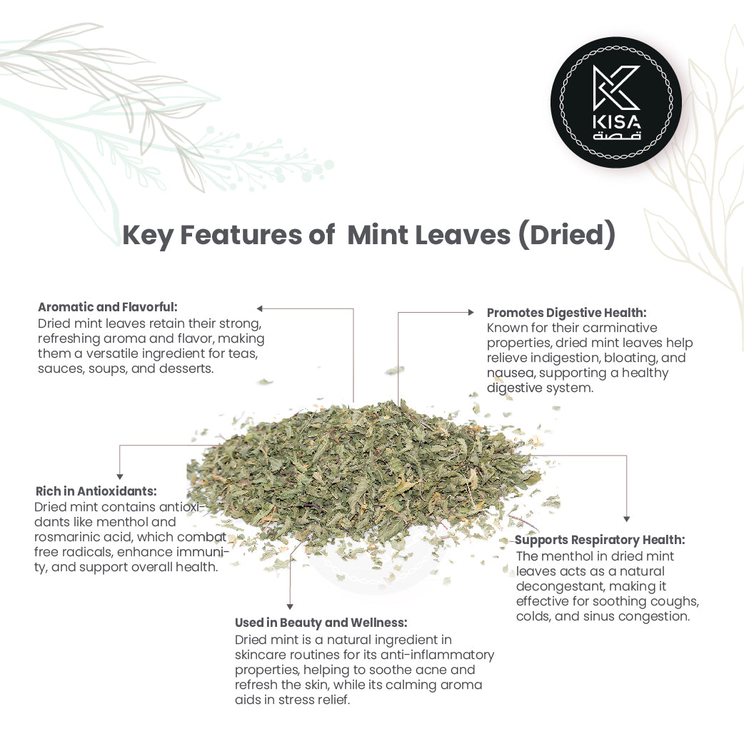 MINT LEAVES DRIED - WARG NANA -  1