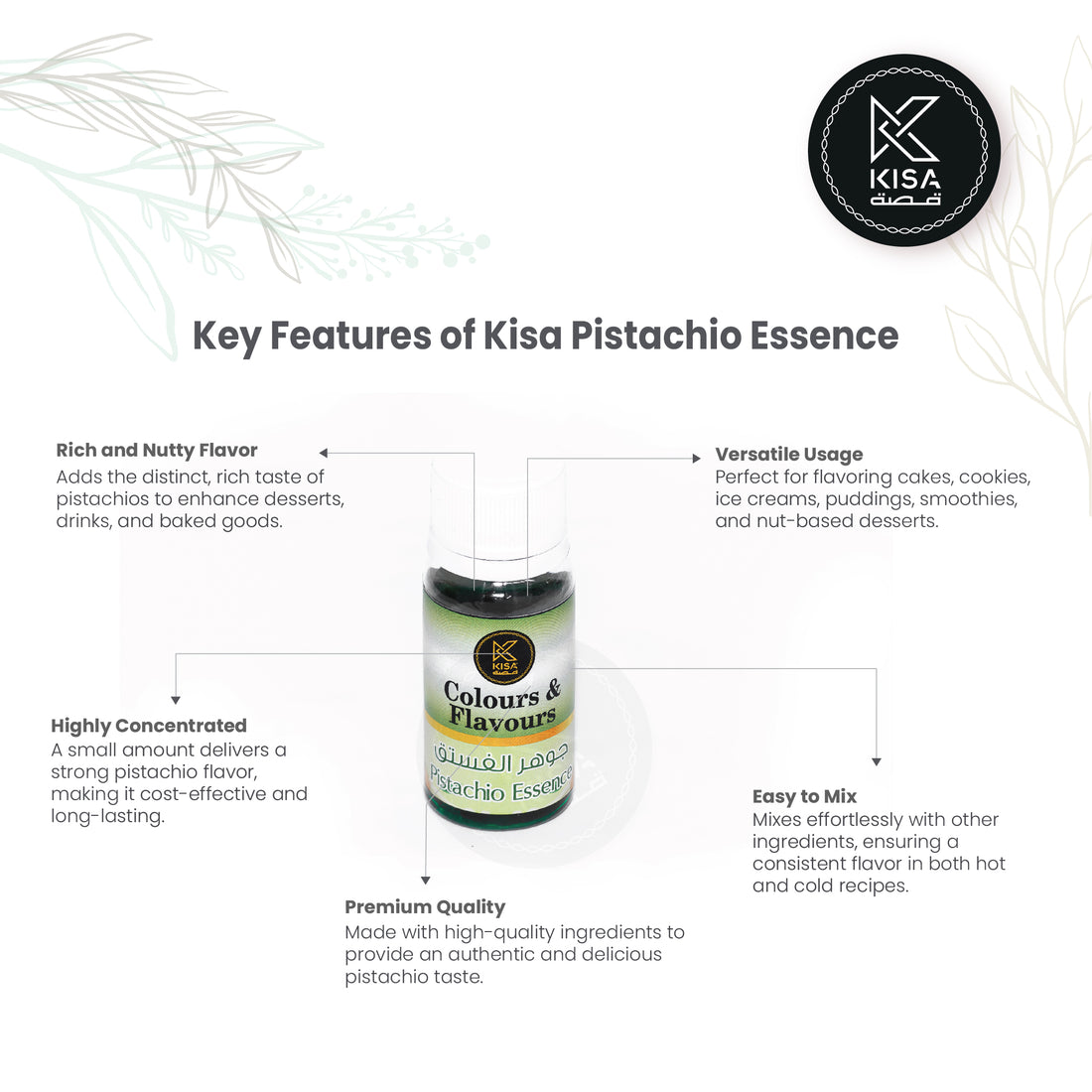 KISA PISTACHIO ESSENCE  28 ML