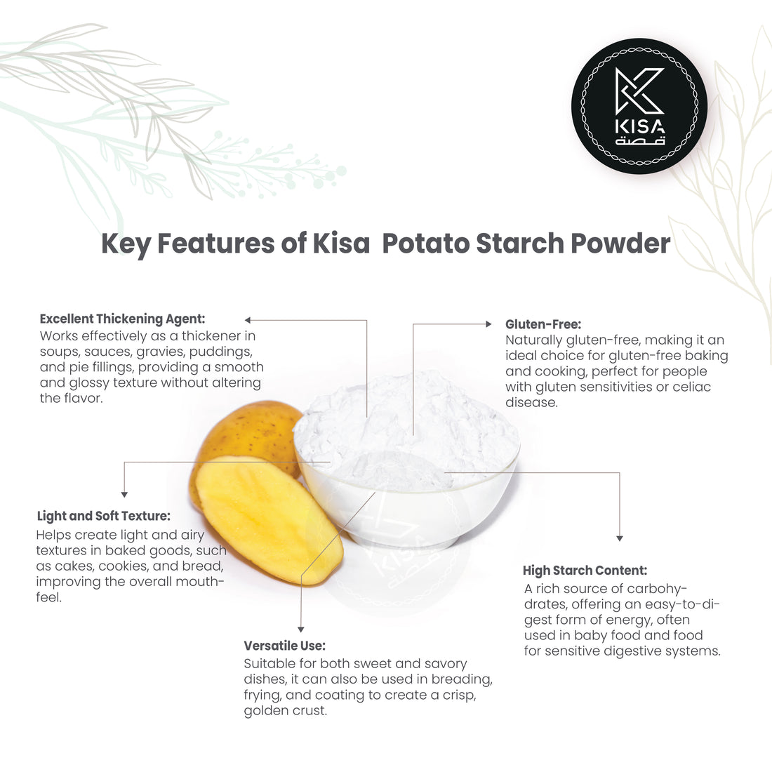 POTATO POWDER / POTATO STARCH