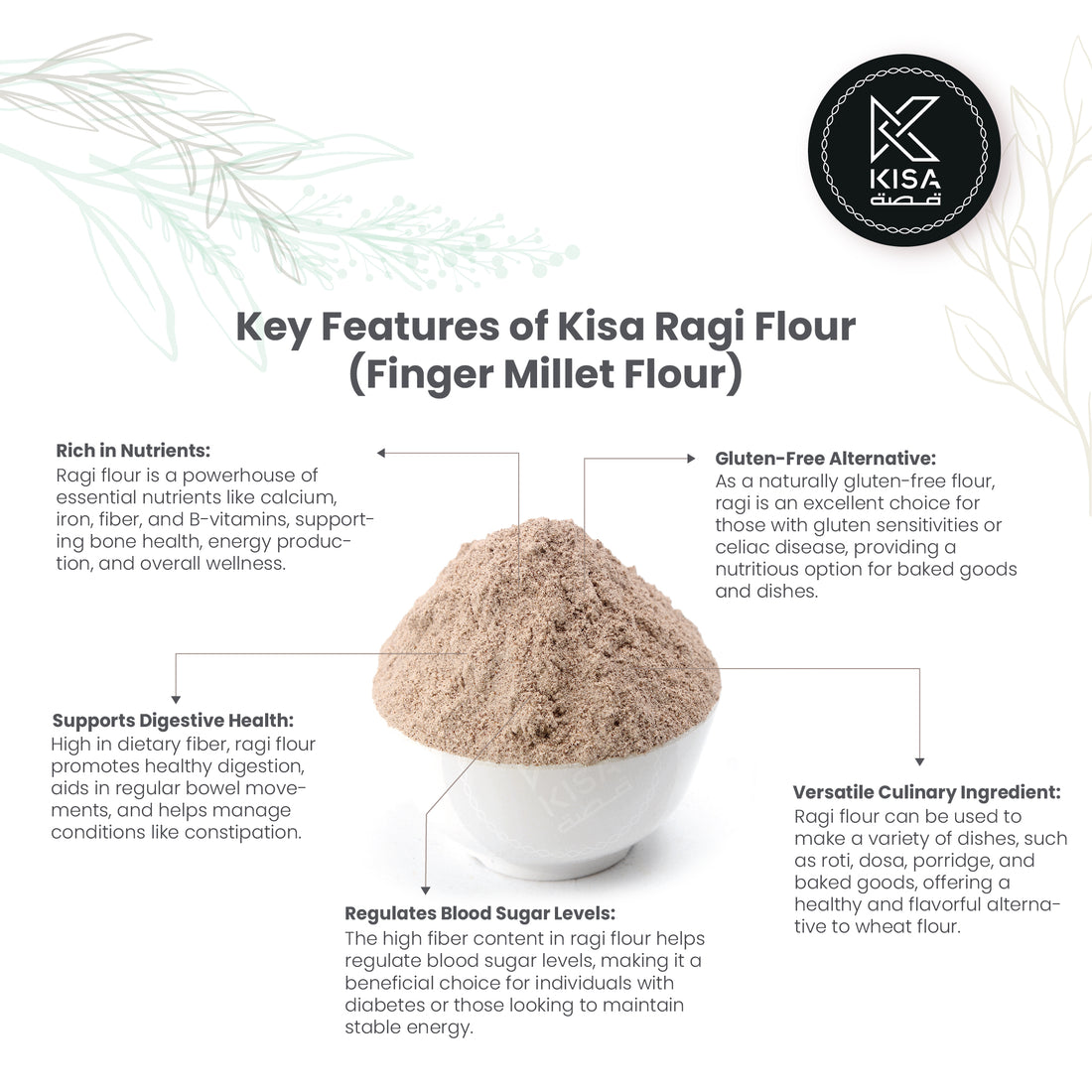 RAGI POWDER-RAGI ATTA / FINGER MILLET FLOUR