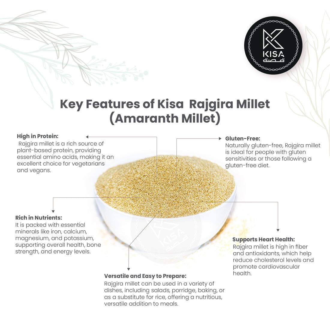 RAJGIRA WHOLE / AMRAANTH MILLET / KINGSEEDS