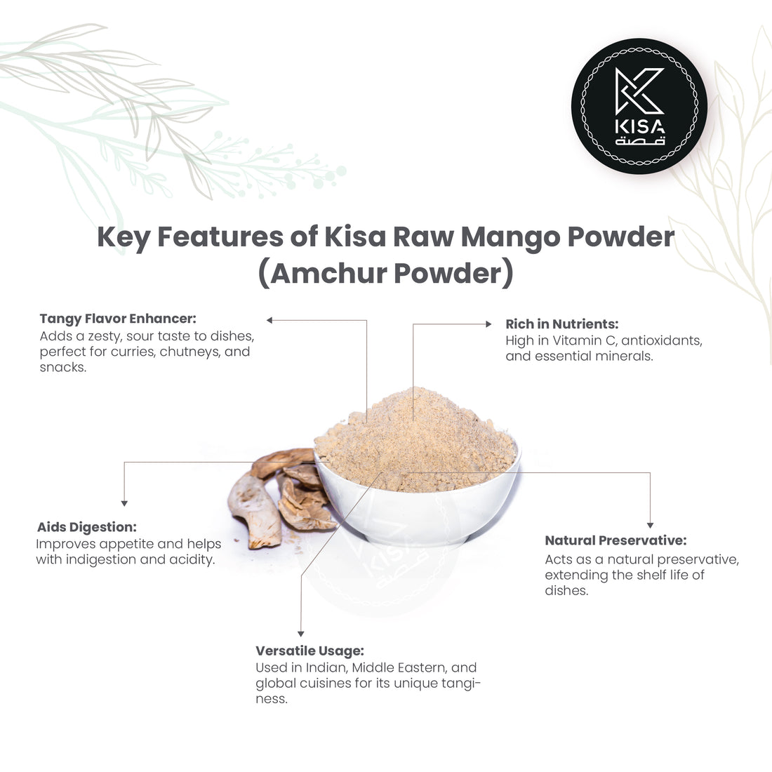 RAW MANGO POWDER  (AMCHUR)