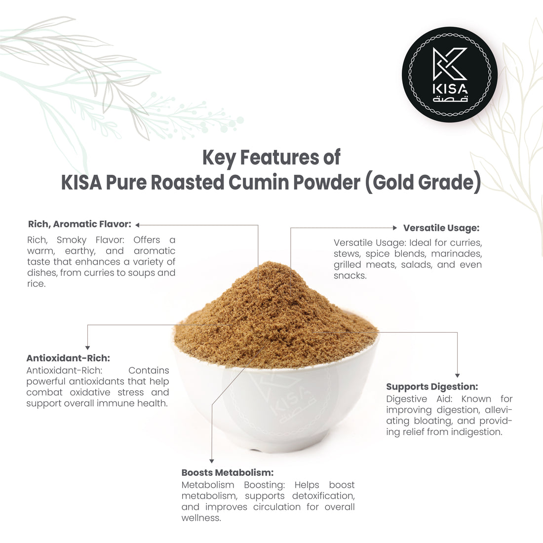 CUMMIN POWDER GOLD ROASTED