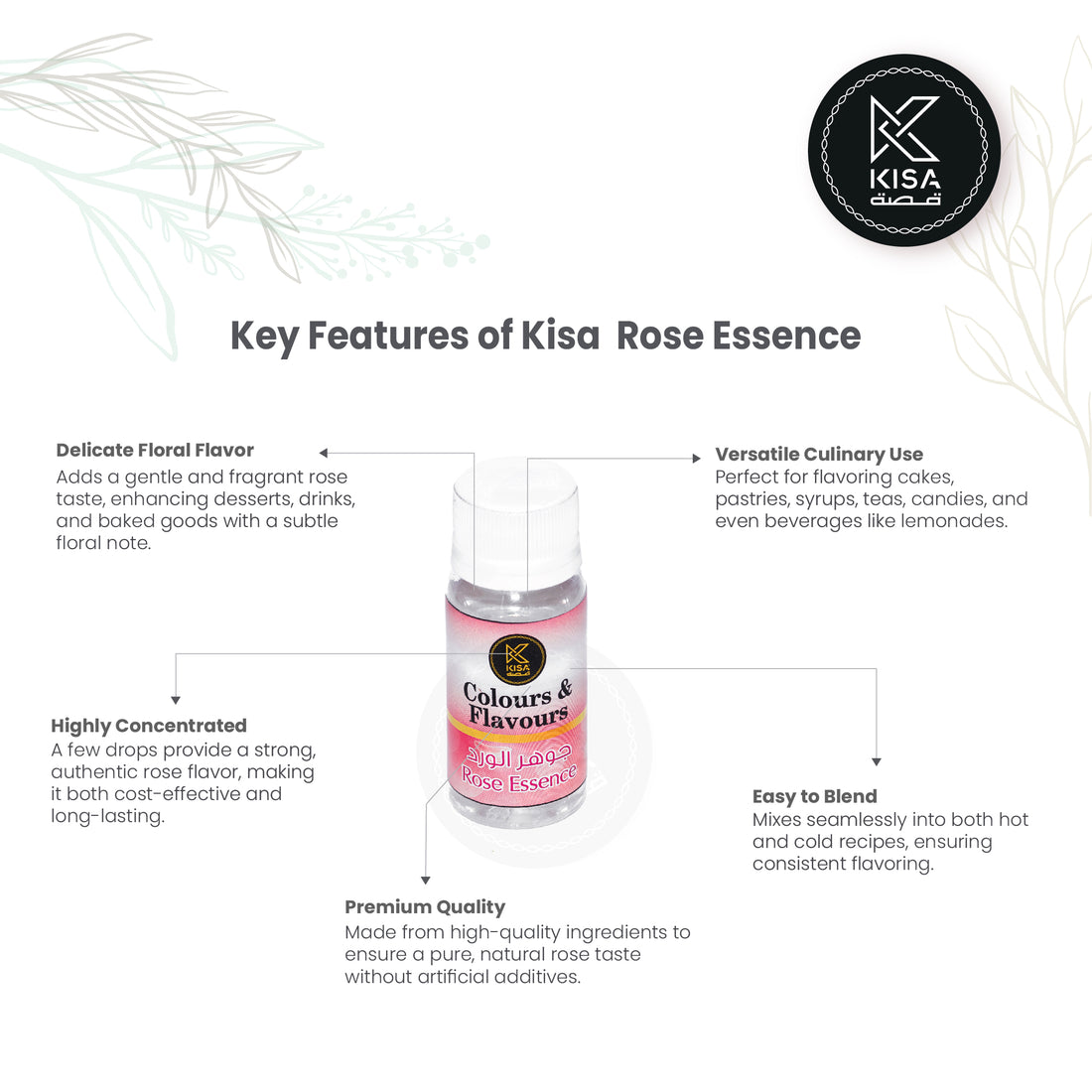 KISA ESSENCE - ROSE   28 ML