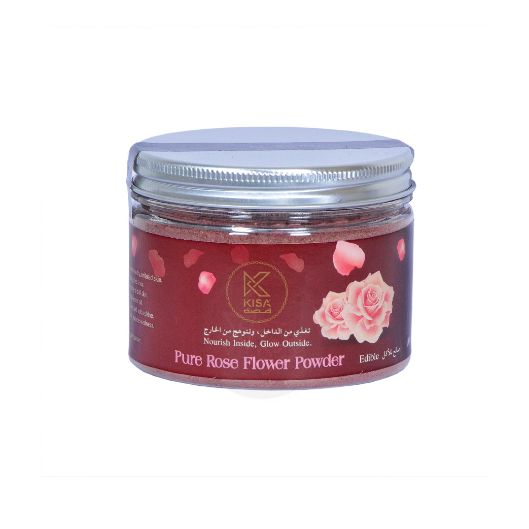 KISA PURE ROSE FLOWER POWDER 100 GRM BOTTLE