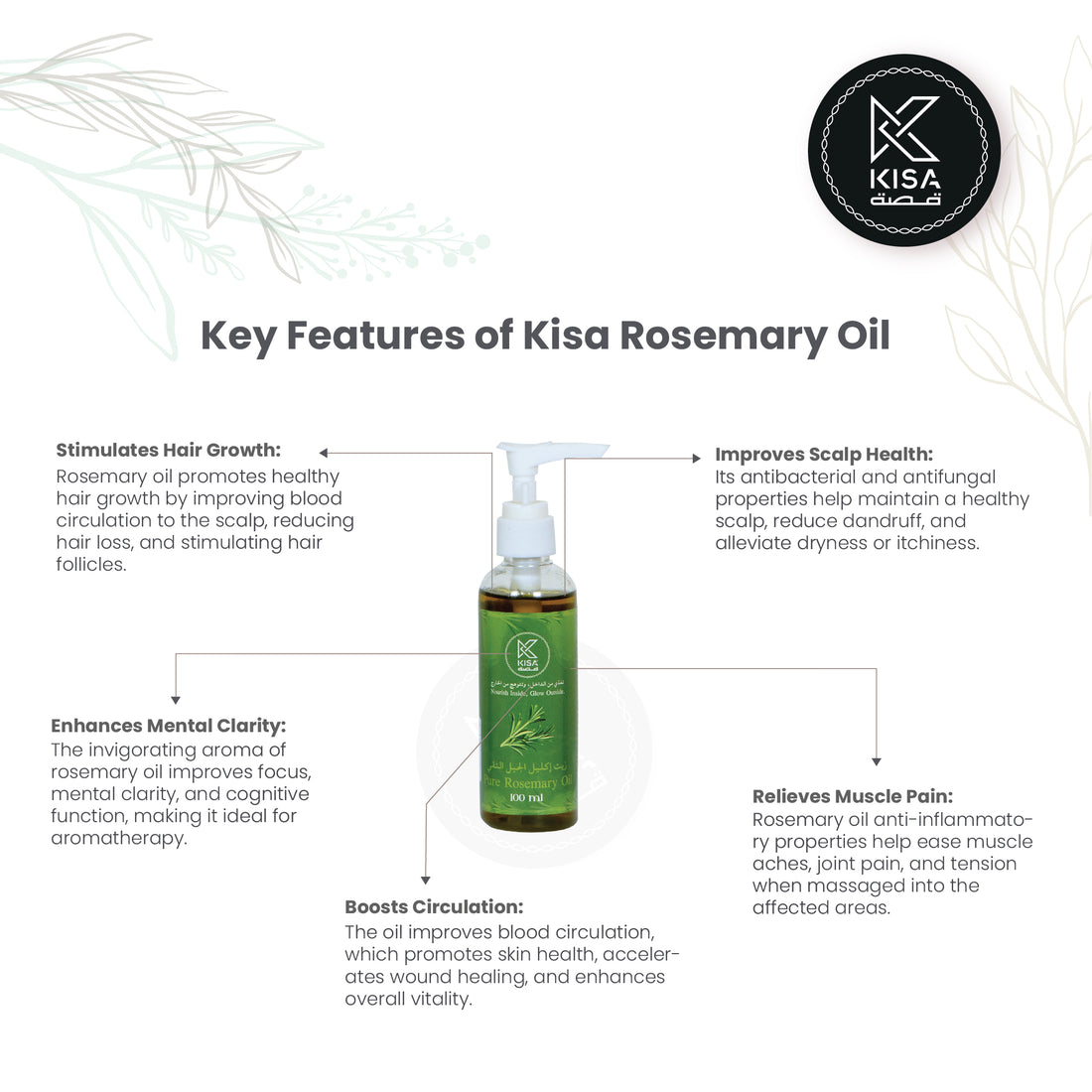 KISA PURE ROSE MARRY OIL 100 ML