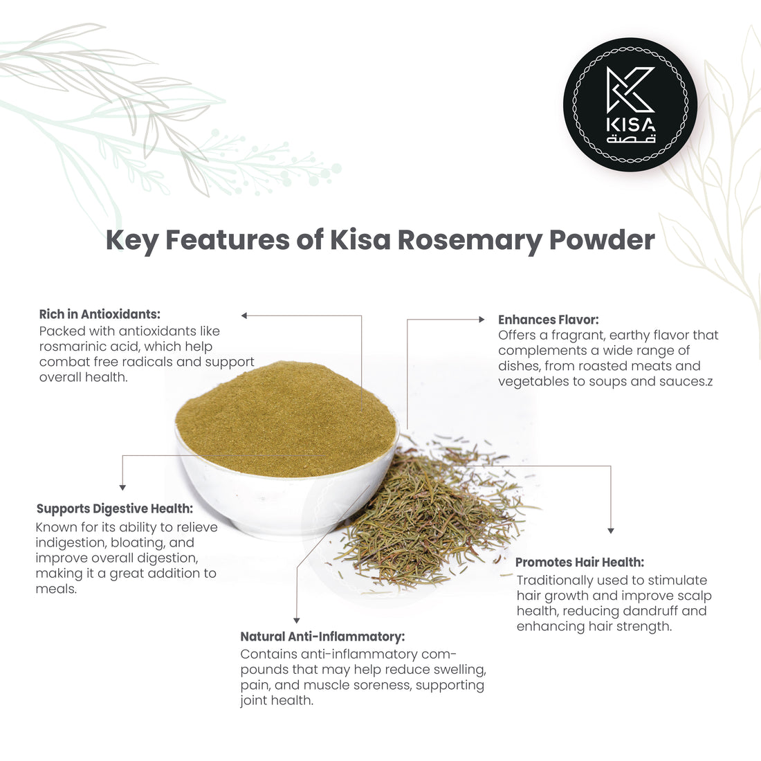 KISA PURE ROSEMARY POWDER