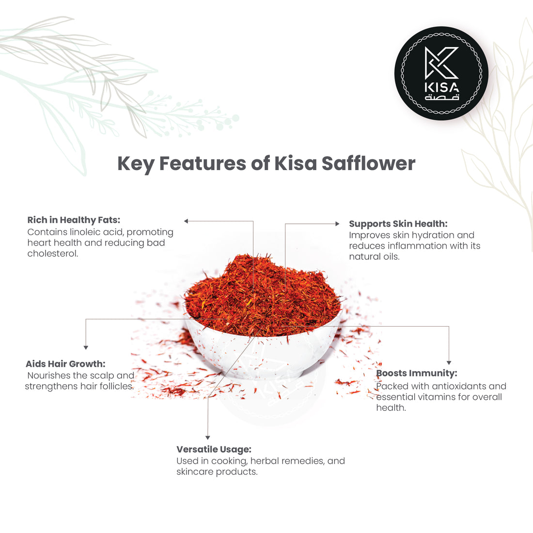 ASFAR SAFFRON - SAFFLOWER FLOWER