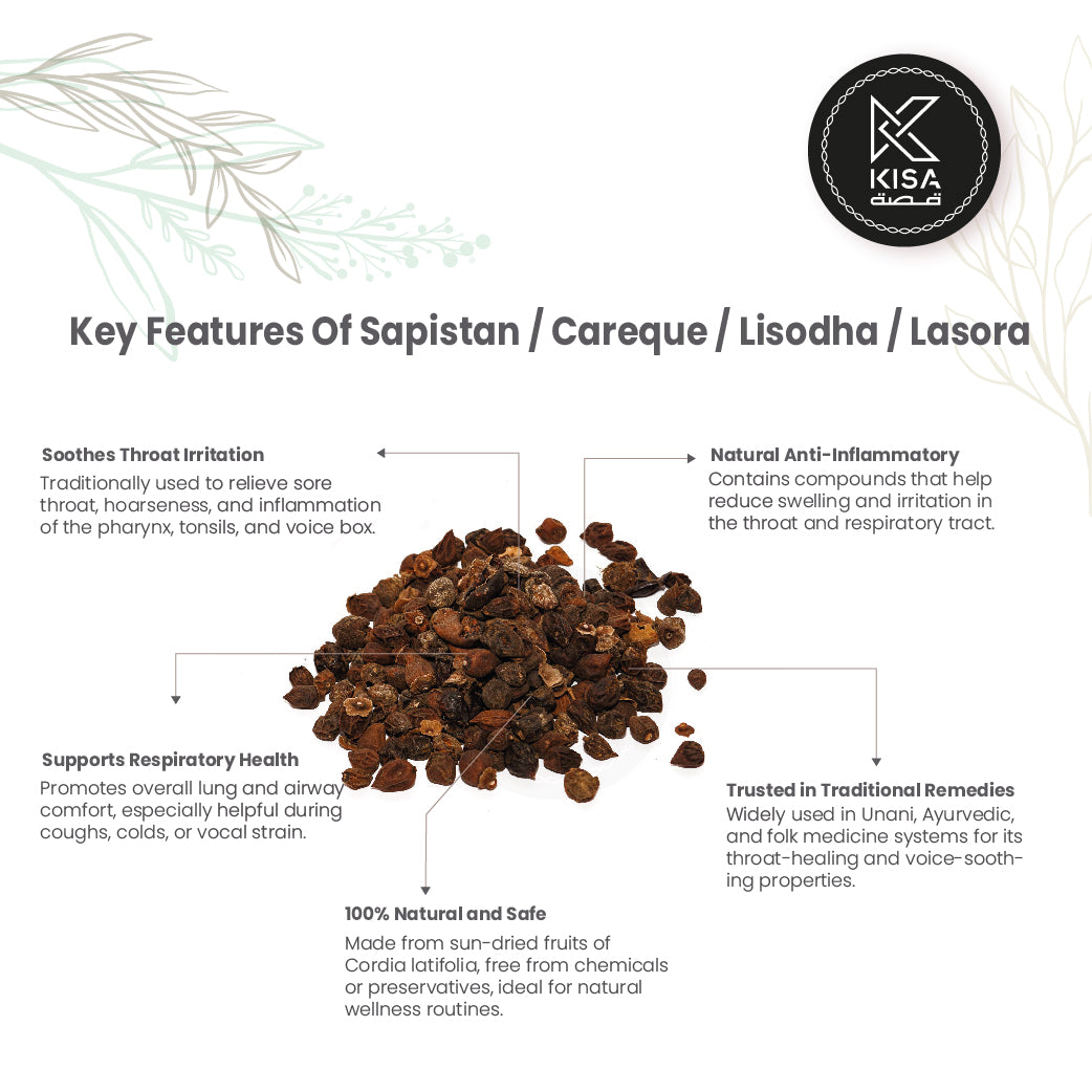 SAPISTAN / CAREQUE / LISODHA / LASORA / CORDIA LATIFOLIA