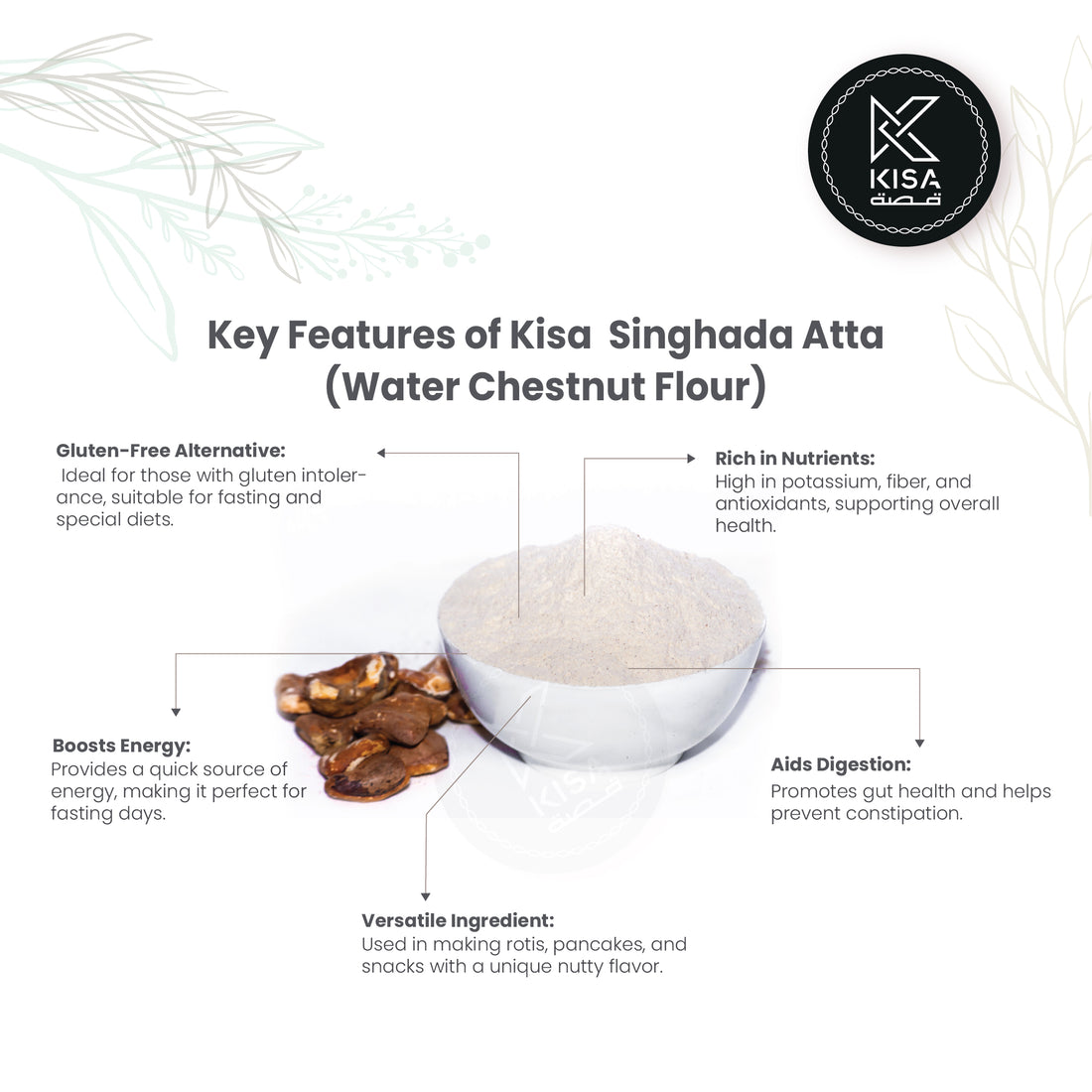 SINGADA ATTA / WATER CHESTNUT FLOUR