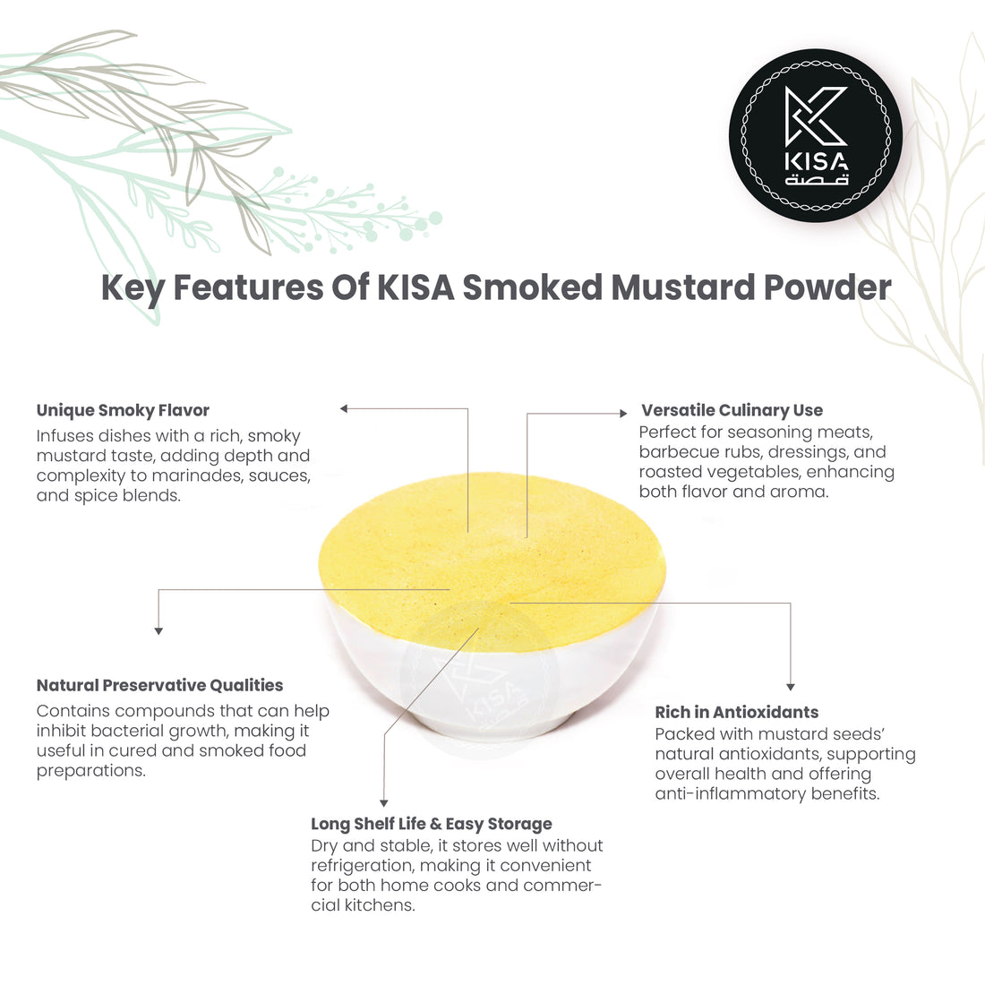KISA SMOKED MUSTARD POWDER