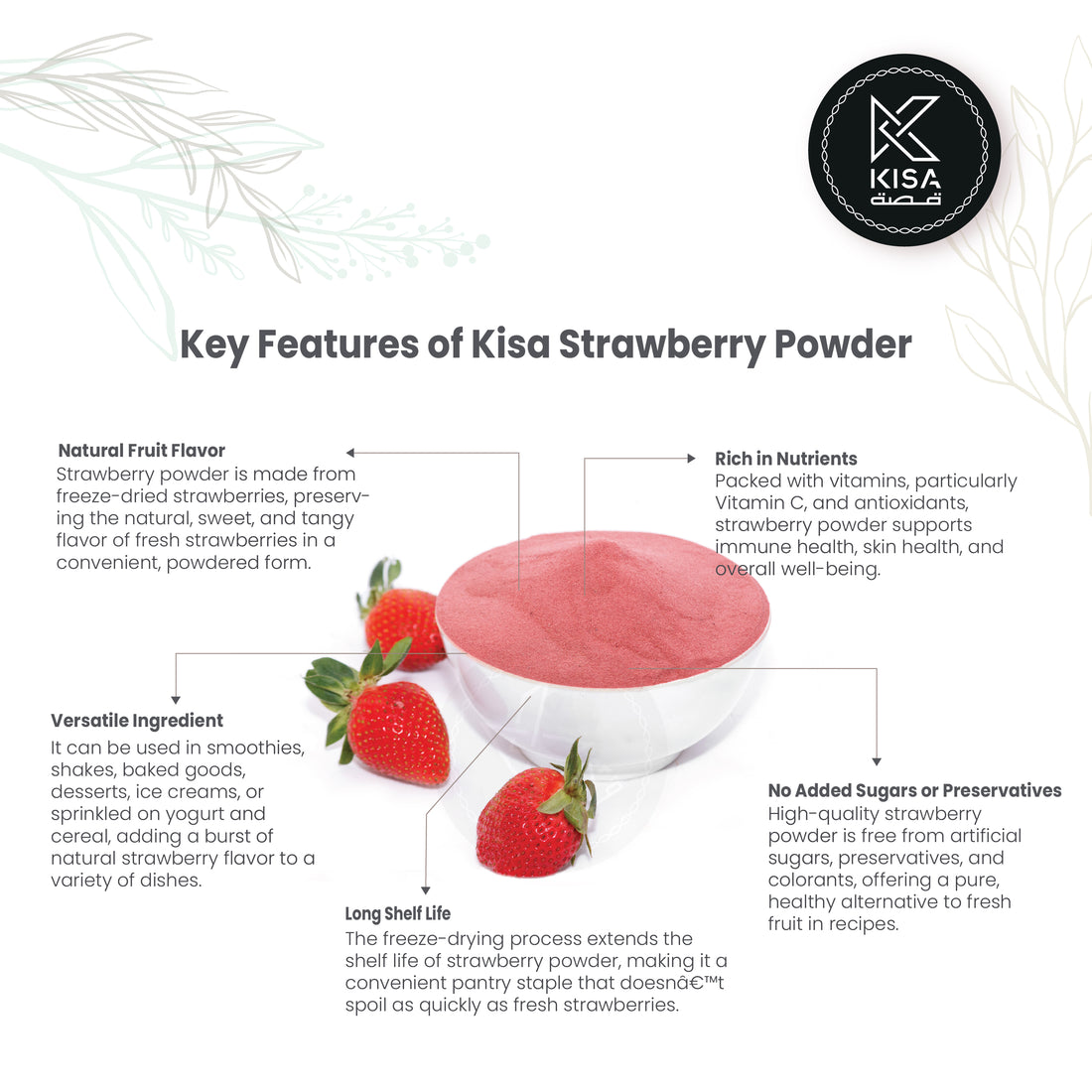 STRAWBERRY FRUIT POWDER