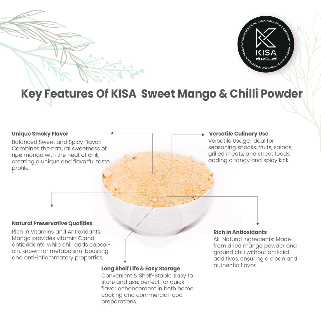 KISA SWEET MANGO CHILLI  POWDER