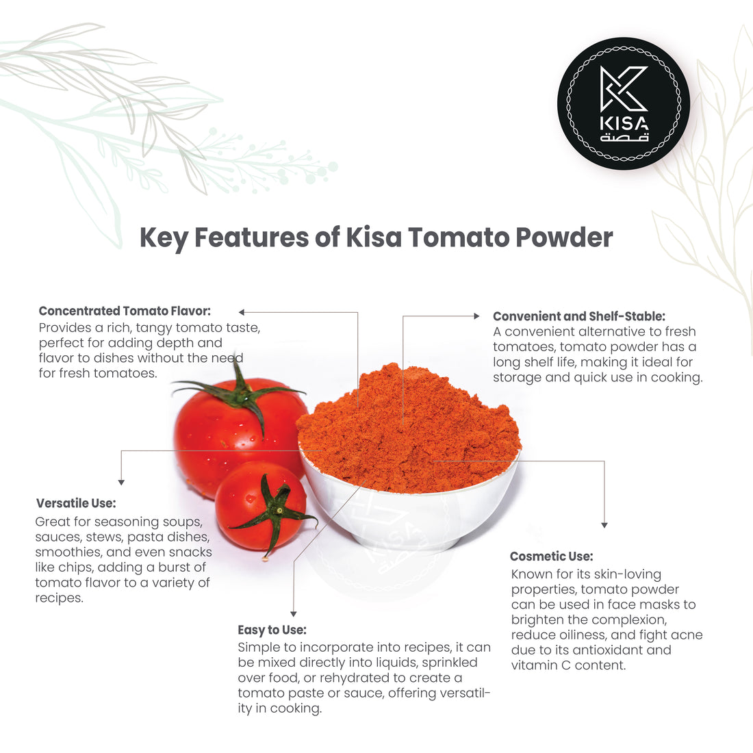 KISA PURE TOMATO POWDER