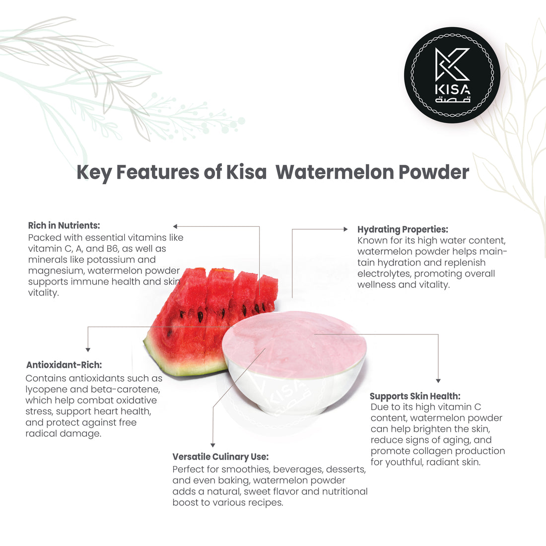 KISA PURE WATERMELON POWDER