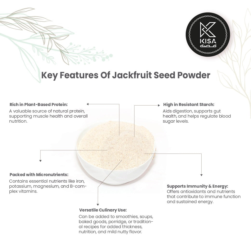 DRIED JACKFRUIT SEEDS FLOUR