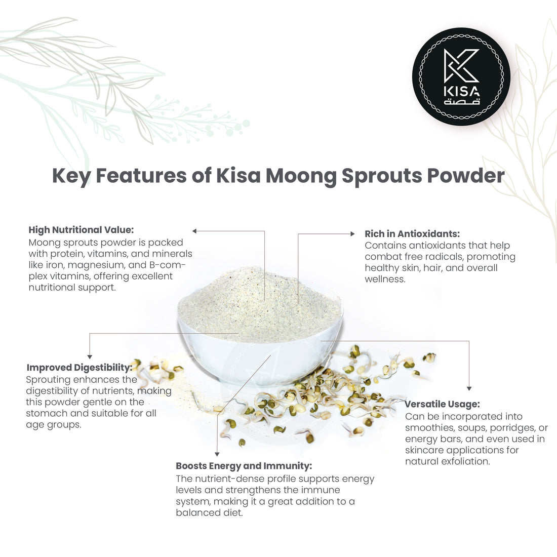 MOONG SPROUTED FLOUR